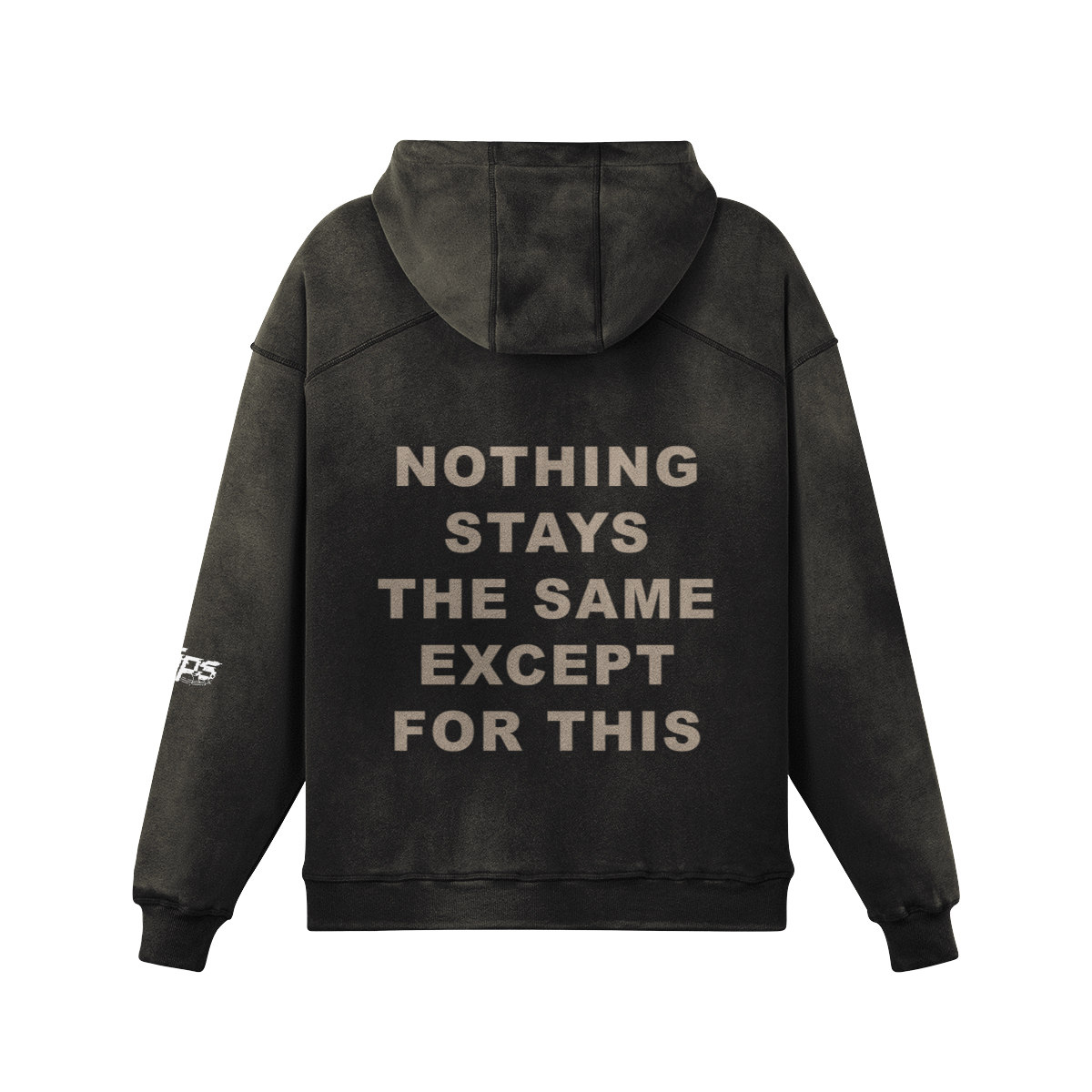 "nothing stays the same except for this" heavyweight sun-faded hoodie